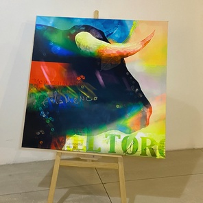 Репродукция Leon Bosboom "Голова быка"