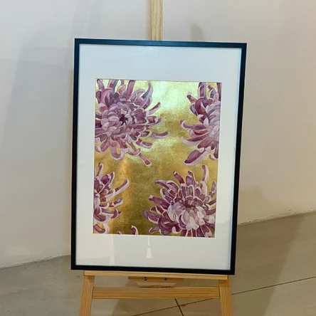 Картина "Хризантемы"