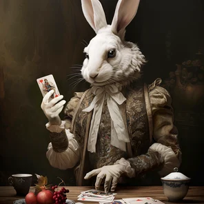 Картина на стекле Roi des Cartes