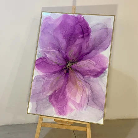 Картина алкогольными чернилами