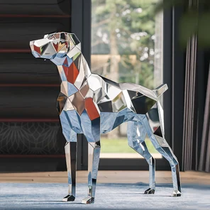 Полигональная скульптура «Веймаранер»
