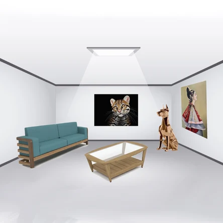 Примерка мебели и арт-объектов